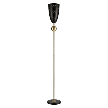 ELK SIGNATURE D4691 Amulet 69.5'' High 1-Light Floor Lamp - Black