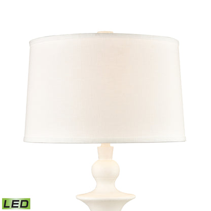 ELK SIGNATURE D4694-LED Depiction 32'' High 1-Light Table Lamp - Matte White - Includes LED Bulb