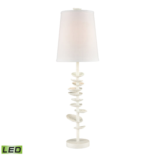 ELK SIGNATURE D4699-LED Winona 33'' High 1-Light Table Lamp - Matte White - Includes LED Bulb