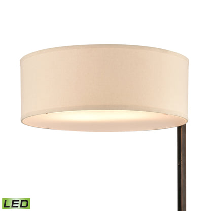 ELK SIGNATURE D4700-LED Pilot 65'' High 2-Light Floor Lamp - Bronze - Includes LED Bulbs