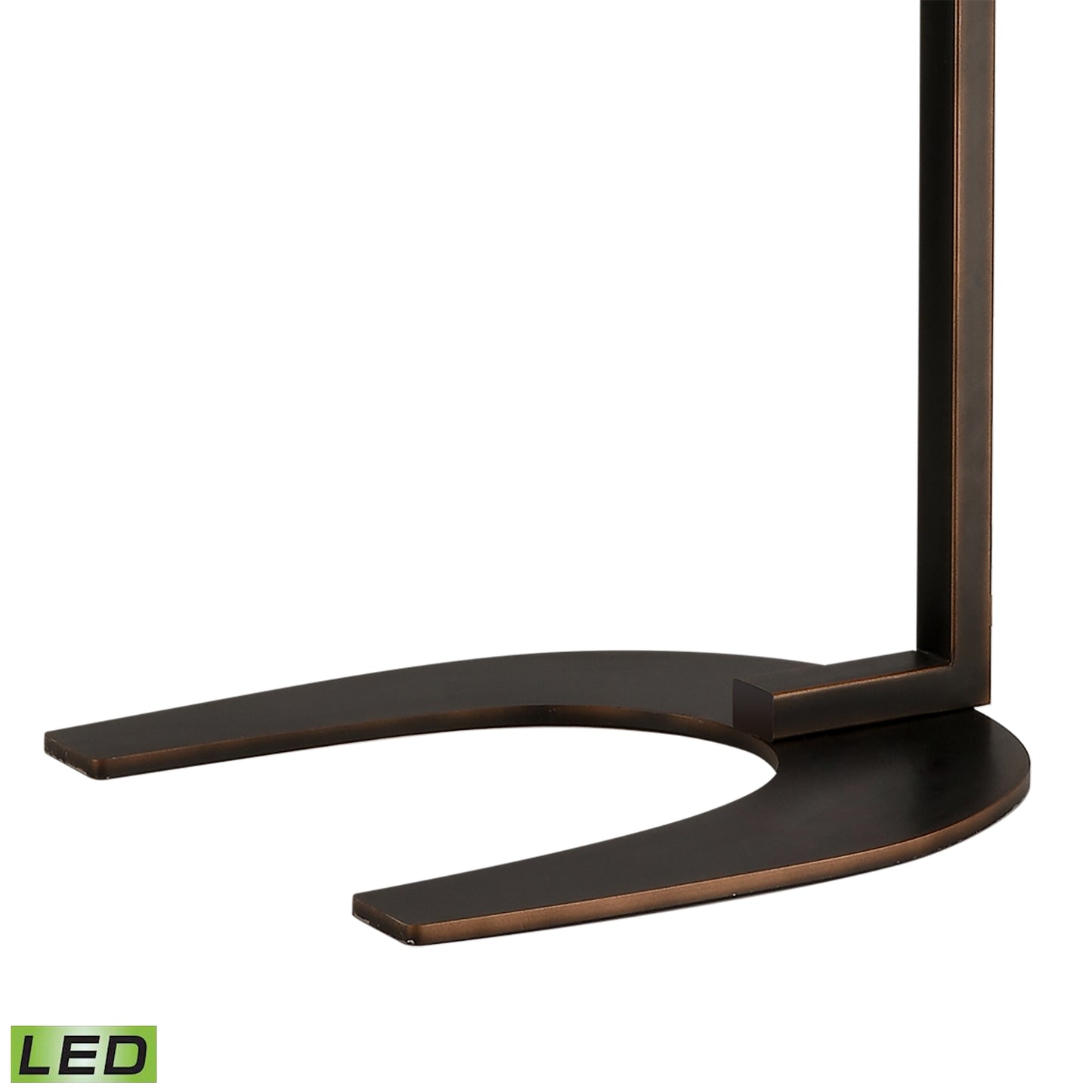 ELK SIGNATURE D4700-LED Pilot 65'' High 2-Light Floor Lamp - Bronze - Includes LED Bulbs