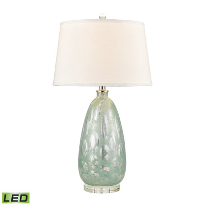 ELK SIGNATURE D4708-LED Bayside Blues 29'' High 1-Light Table Lamp - Mint - Includes LED Bulb