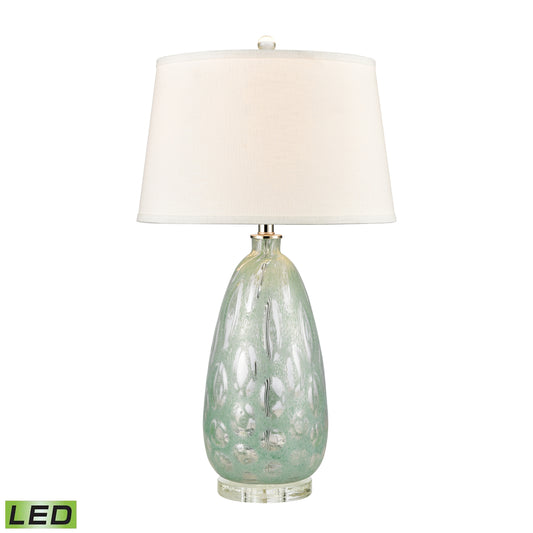 ELK SIGNATURE D4708-LED Bayside Blues 29'' High 1-Light Table Lamp - Mint - Includes LED Bulb