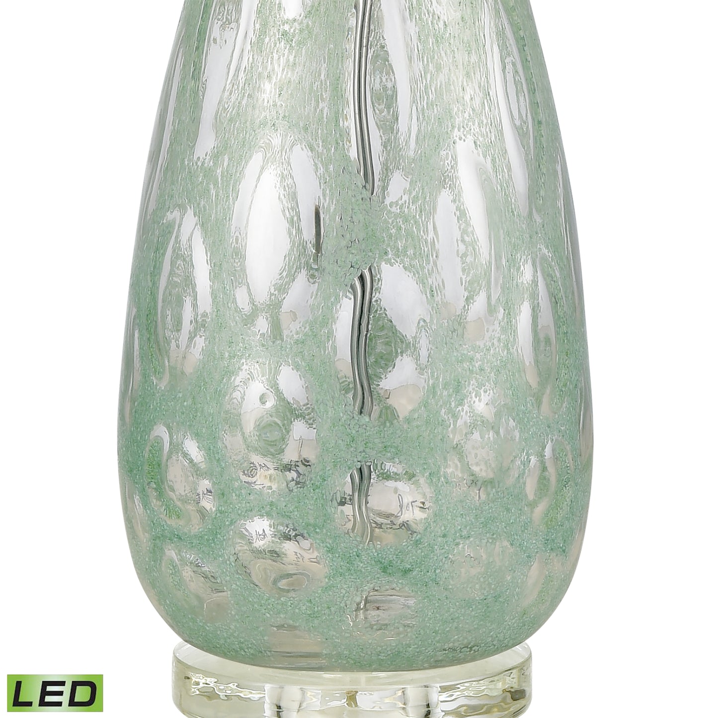 ELK SIGNATURE D4708-LED Bayside Blues 29'' High 1-Light Table Lamp - Mint - Includes LED Bulb