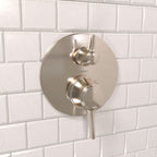 HANSGROHE 04449830 Ecostat Classic Pressure Balance Trim with Diverter, Round - Polished Nickel