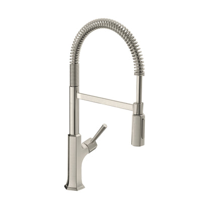 HANSGROHE 04851800 Locarno Semi-Pro Kitchen Faucet, 2-Spray, 1.75 GPM - Stainless Steel Optic