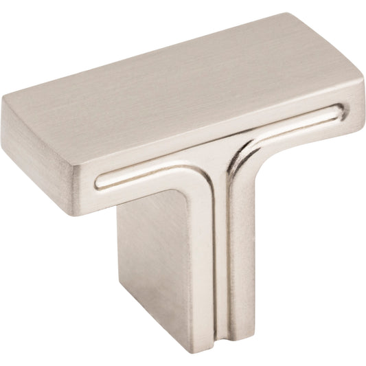 JEFFREY ALEXANDER 867SN Anwick 1-3/8" Length Bar Knob - Satin Nickel