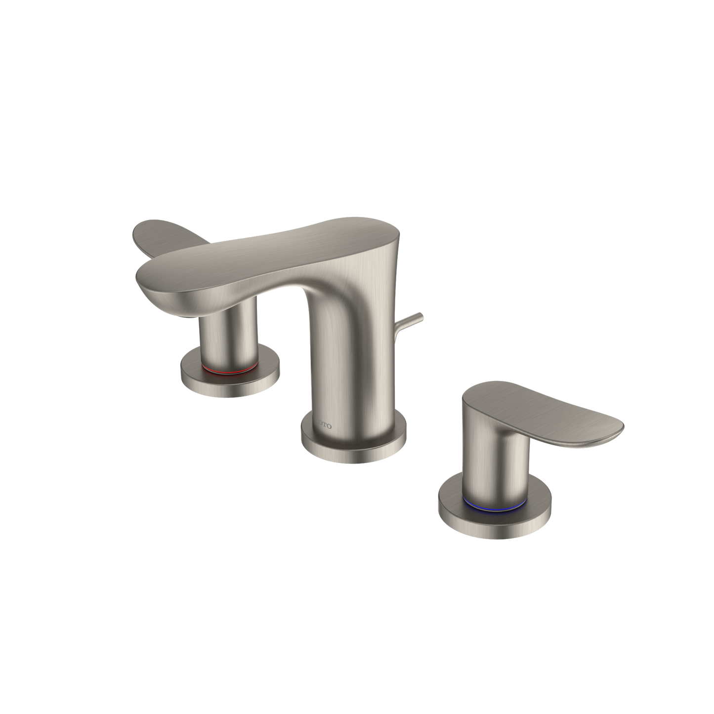 TOTO TLG01201U#BN GO Series 1.2 GPM Two Handle Widespread Bathroom Sink Faucet with Drain Assembly , Brushed Nickel