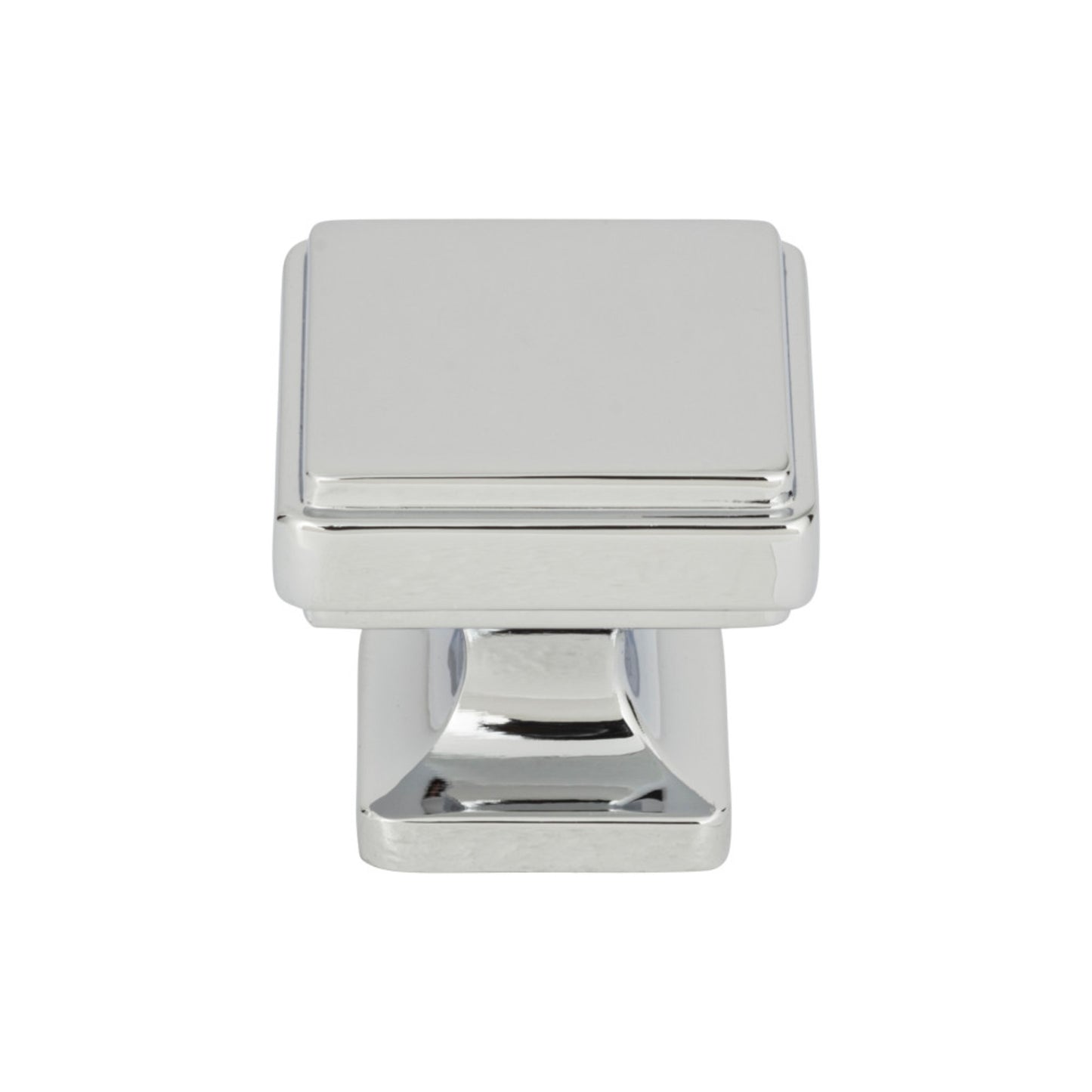 ATLAS A201-CH Kate 1 1/4" Length Square Knob - Polished Chrome