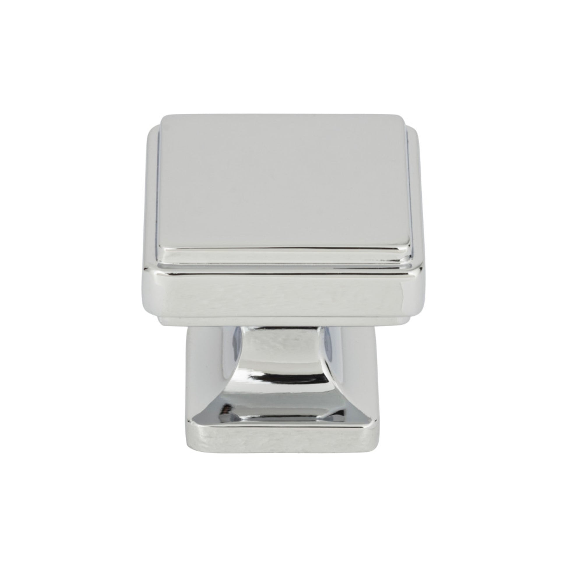 ATLAS A201-CH Kate 1 1/4" Length Square Knob - Polished Chrome