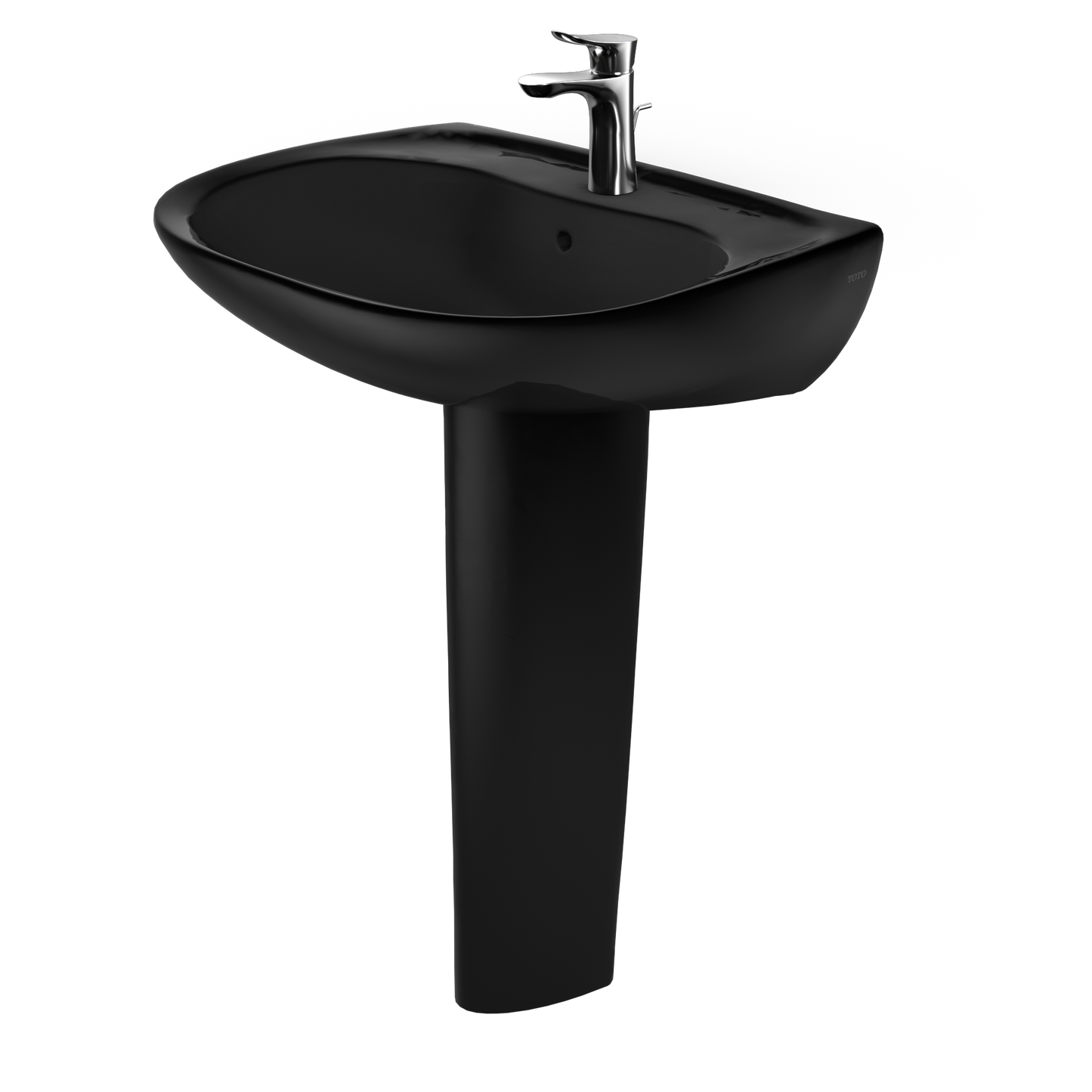 TOTO LPT242#51 Prominence Oval Basin Pedestal Bathroom Sink For Single Hole Faucets - Ebony