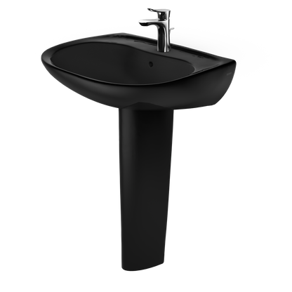 TOTO LPT242#51 Prominence Oval Basin Pedestal Bathroom Sink For Single Hole Faucets - Ebony