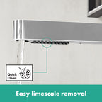 HANSGROHE 76063001 Finoris Single-Hole Faucet 230 with 2-Spray Pull-Out, 1.2 GPM - Chrome