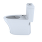 TOTO CST646CEMFGNAT40#01 Aquia IV One-Piece Elongated Dual Flush 1.28 and 0.9 GPF WASHLET+ and Auto Flush Ready Toilet with CEFIONTECT , Cotton White