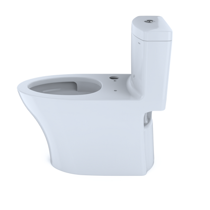 TOTO CST646CEMFGNAT40#01 Aquia Iv One-Piece Elongated Dual Flush 1.28 And 0.9 Gpf Washlet+ And Auto Flush Ready Toilet With Cefiontect - Cotton White
