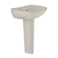 TOTO LPT241.8G#12 Supreme Oval Basin Pedestal Bathroom Sink With Cefiontect For 8 Inch Center Faucets - Sedona Beige