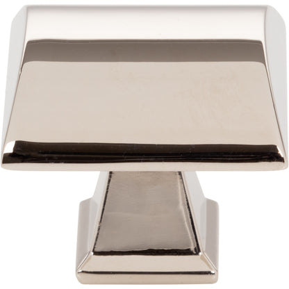 JEFFREY ALEXANDER 944NI Roman 1-1/4" Length Square Knob - Polished Nickel