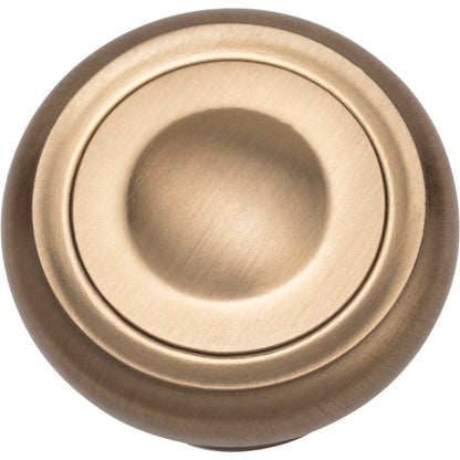 JEFFREY ALEXANDER 117SBZ Bremen 1 1-1/4" Diameter Mushroom Knob - Satin Bronze