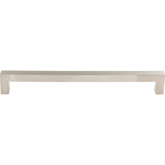 TOP KNOBS TK164BSN Square Bar 12" Center to Center Appliance Pull - Brushed Satin Nickel