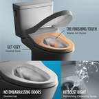 TOTO SW3036R#01 Washlet K300 Electronic Bidet Toilet Seat With Instantaneous Water Heating - Cotton White