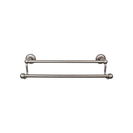 TOP KNOBS ED11APD TOP BATH (R) Edwardian Bath Double 32 1/2" Wall Mounted Towel Bar - Antique Pewter