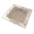 TOTO LT491G#03 Connelly Square Undermount Bathroom Sink With Cefiontect - Bone