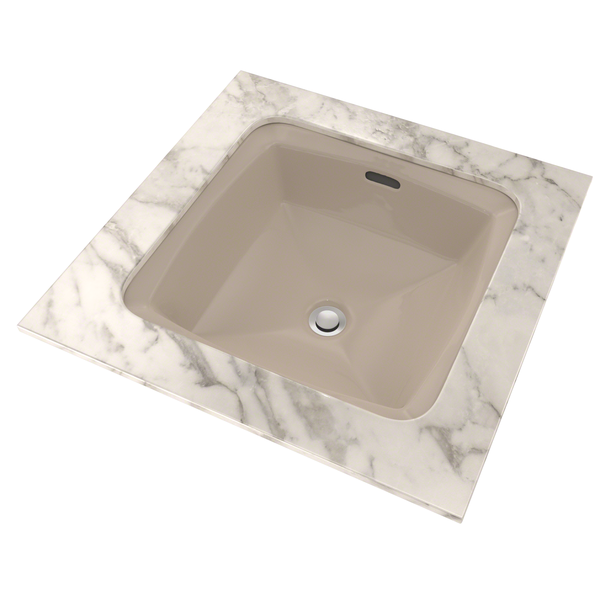 TOTO LT491G#03 Connelly Square Undermount Bathroom Sink With Cefiontect - Bone