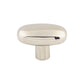 TOP KNOBS M2076 Aspen II Large Potato 2" Length Oval Knob - Polished Nickel