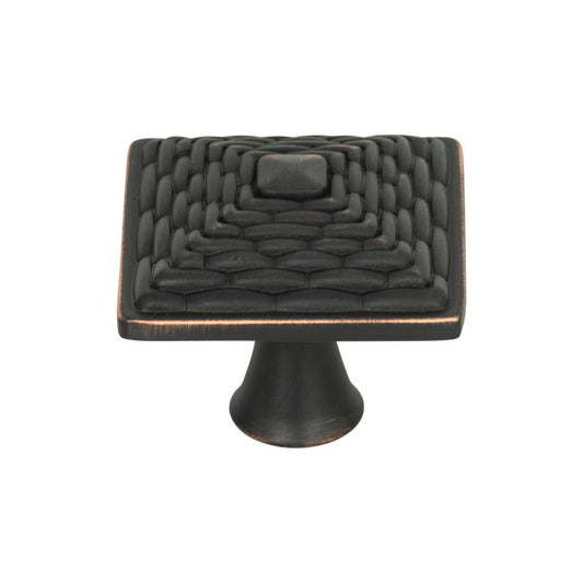 ATLAS 237-VB Mandalay 1 1/4" Length Square Knob - Venetian Bronze