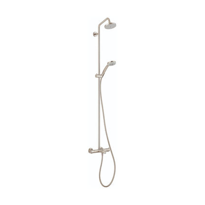 HANSGROHE 27143821 Brushed Nickel Croma Modern Showerpipe 2 GPM