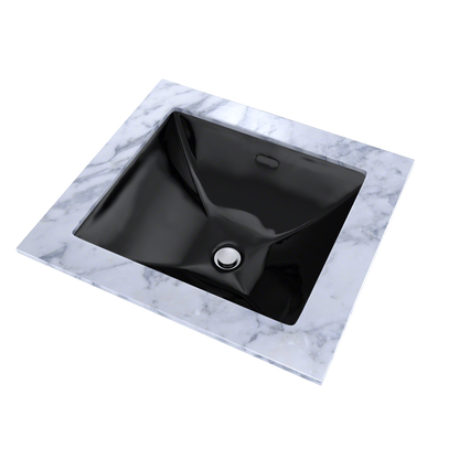 TOTO LT624#51 Legato Rectangular Undermount Bathroom Sink - Ebony