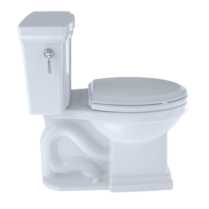 TOTO CST404CUFG#01 Promenade Ii 1G Two-Piece Elongated 1.0 Gpf Universal Height Toilet With Cefiontect - Cotton White