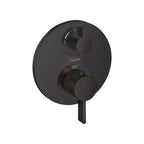 HANSGROHE 15758671 Ecostat S Thermostatic Trim with Volume Control and Diverter - Matte Black
