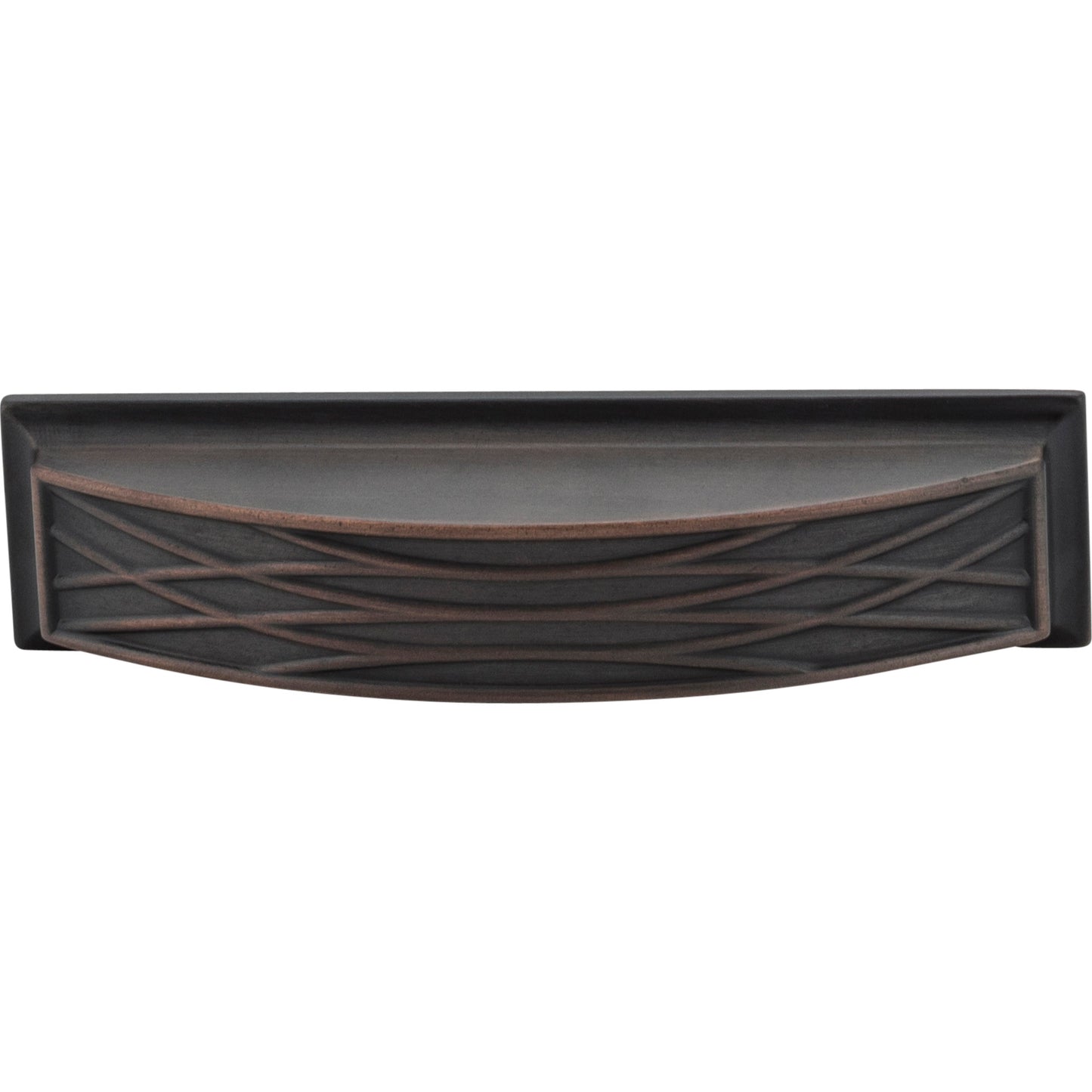 JEFFREY ALEXANDER 436-128DBAC Annadale 128 mm Center-to-Center Cup/Bin Pull - Brushed Oil Rubbed Bronze