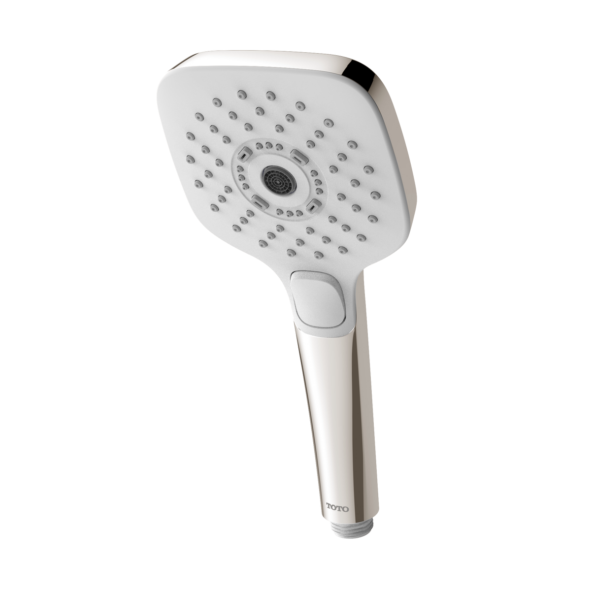 TOTO TBW02015U4#PN G Series 1.75 Gpm Multifunction 4 Inch Square Handshower With Active Wave - Polished Nickel