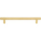 JEFFREY ALEXANDER 242BG Key West 192 mm Center-to-Center Bar Pull - Brushed Gold