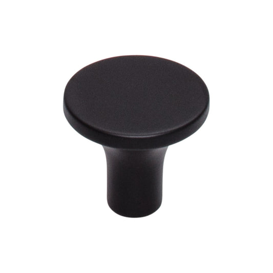 TOP KNOBS TK912BLK Marion 1 1/8" Diameter Round Knob - Flat Black