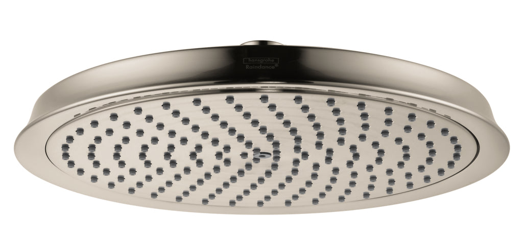 HANSGROHE 27367821 Raindance Classic Showerhead 240 1-Jet, 1.75 GPM - Brushed Nickel
