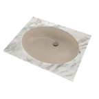 TOTO LT597G#03 Dantesca Oval Undermount Bathroom Sink With Cefiontect - Bone
