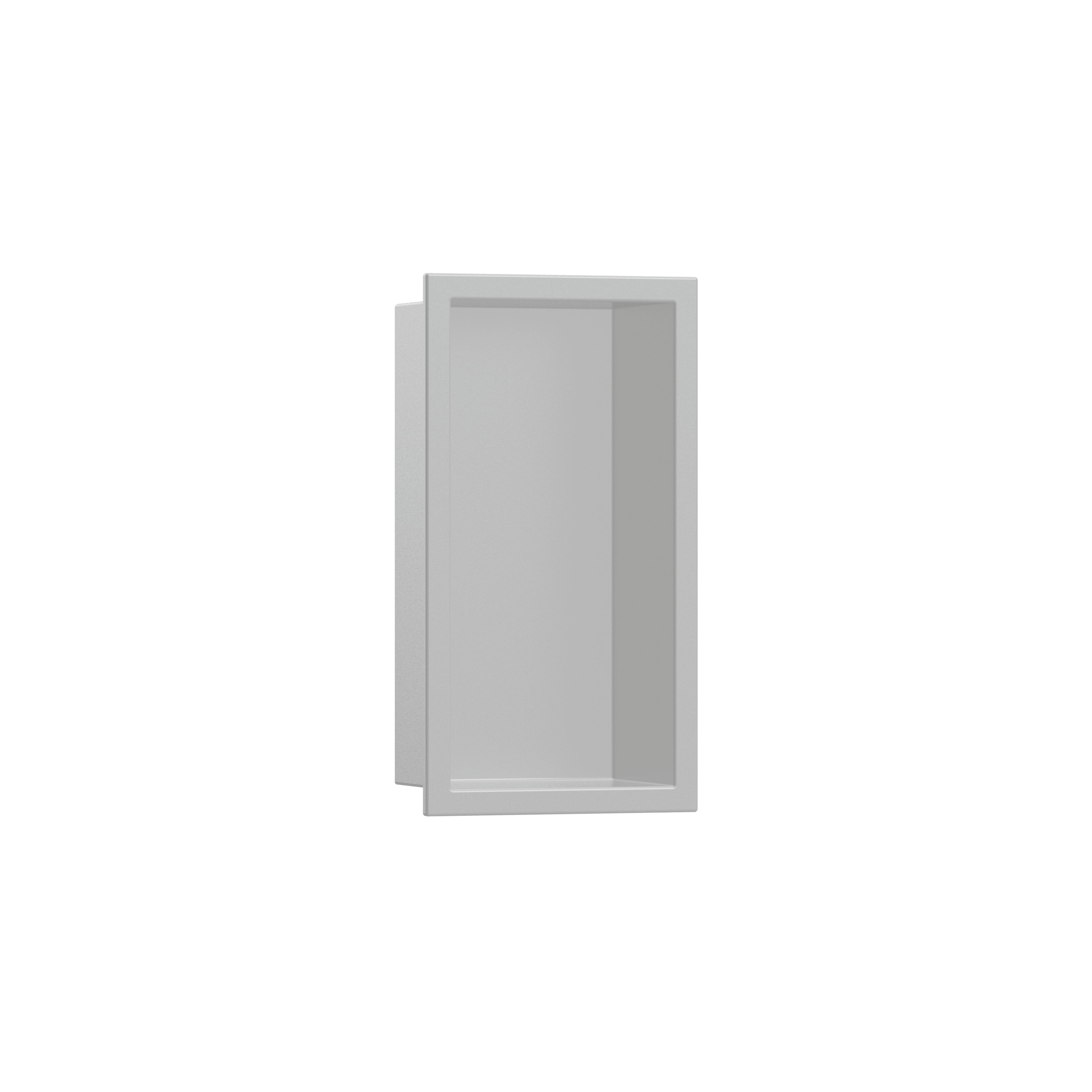 HANSGROHE 56092380 XtraStoris Original Wall niche with Frame 12x 6"x 5.5" - Concrete Grey
