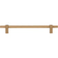 JEFFREY ALEXANDER 698-192SBZ Larkin Knurled Ends 192 mm Center-to-Center Bar Pull - Satin Bronze