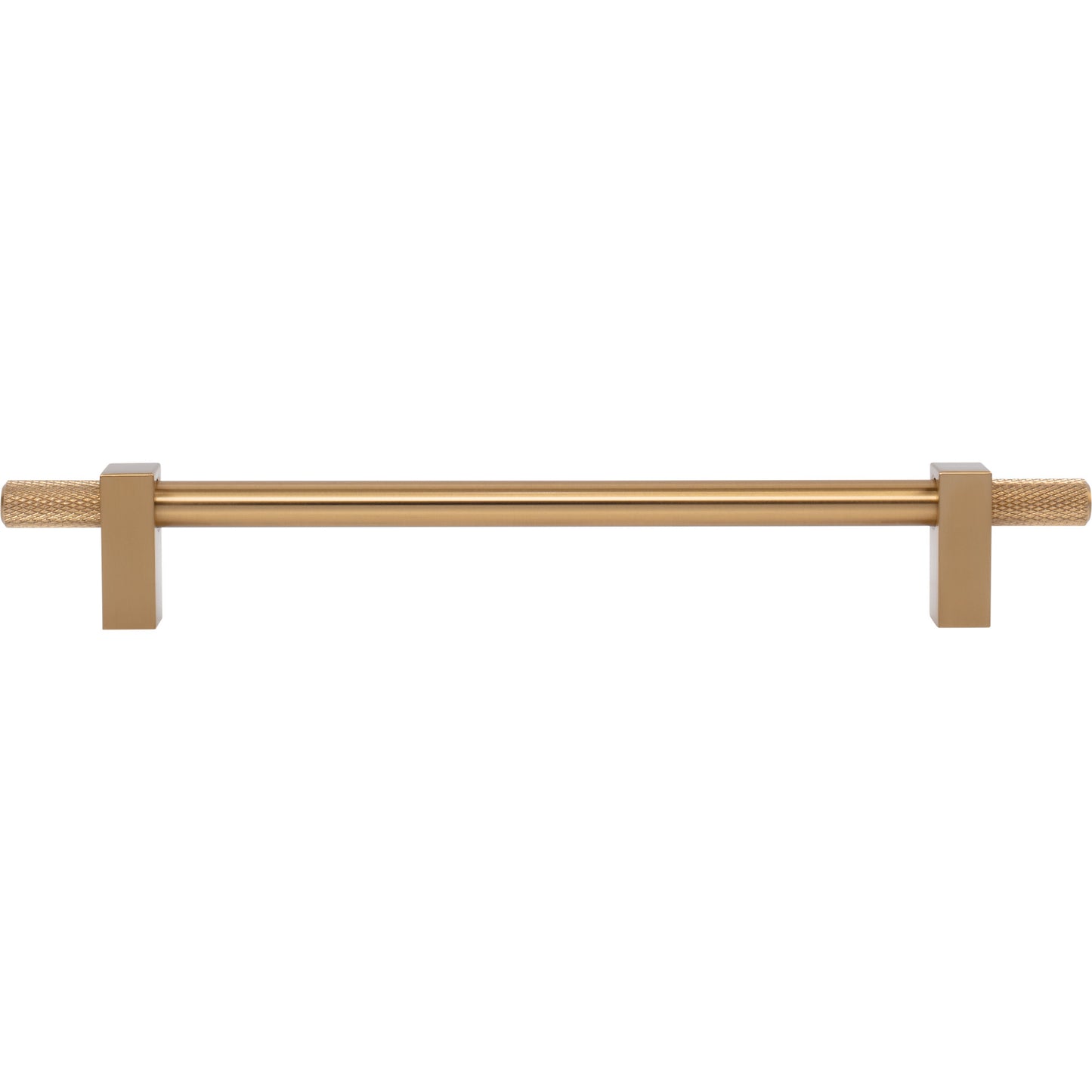 JEFFREY ALEXANDER 698-192SBZ Larkin Knurled Ends 192 mm Center-to-Center Bar Pull - Satin Bronze