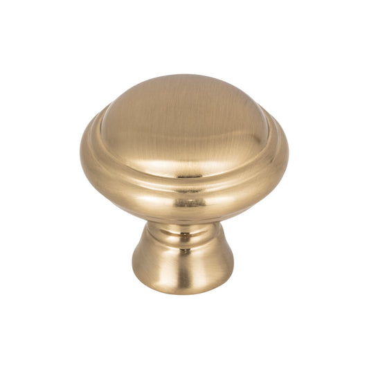 TOP KNOBS TK1020HB Henderson 1-1/4" Diameter Mushroom Knob - Honey Bronze