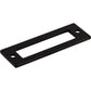 TOP KNOBS TK923BLK Hollin Pull Backplate - Flat Black