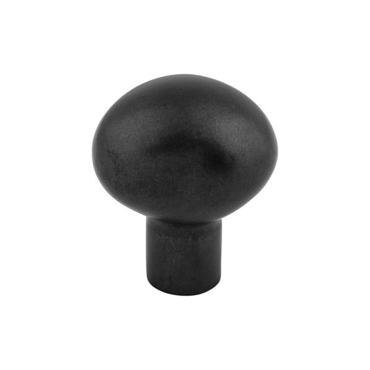 TOP KNOBS M1527 Aspen Small Egg 1 3/16" Length Oval Knob - Medium Bronze