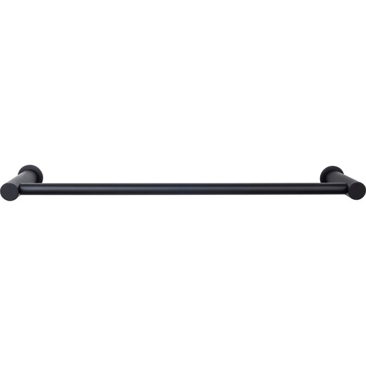 TOP KNOBS HOP10BLK TOP BATH (R) Hopewell Bath Single 31 1/2" Wall Mounted Towel Bar - Flat Black