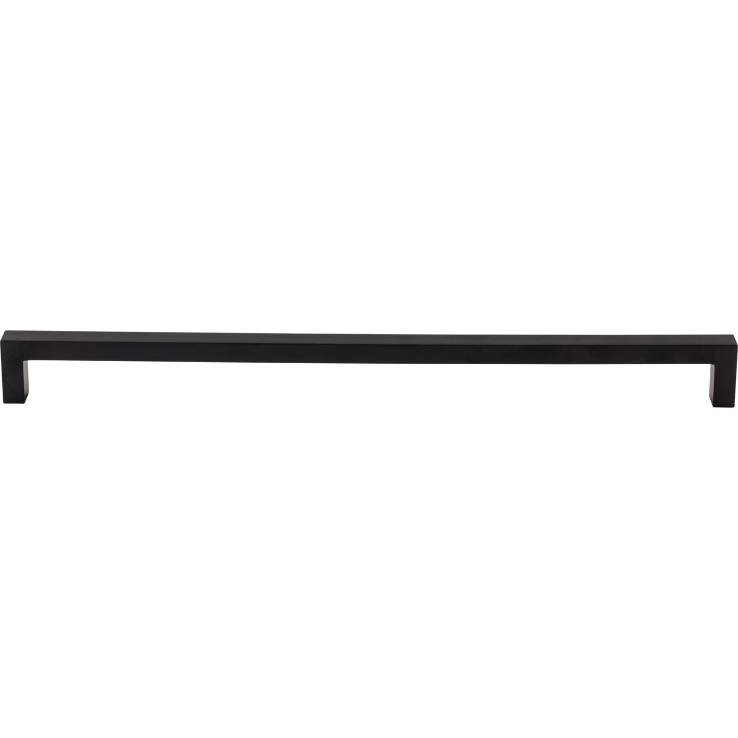 TOP KNOBS M2138 Square Bar 12 5/8" Center to Center Bar Pull - Flat Black