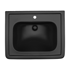 TOTO LPT530N#51 Promenade 27-1/2" X 22-1/4" Rectangular Pedestal Bathroom Sink For Single Hole Faucets - Ebony