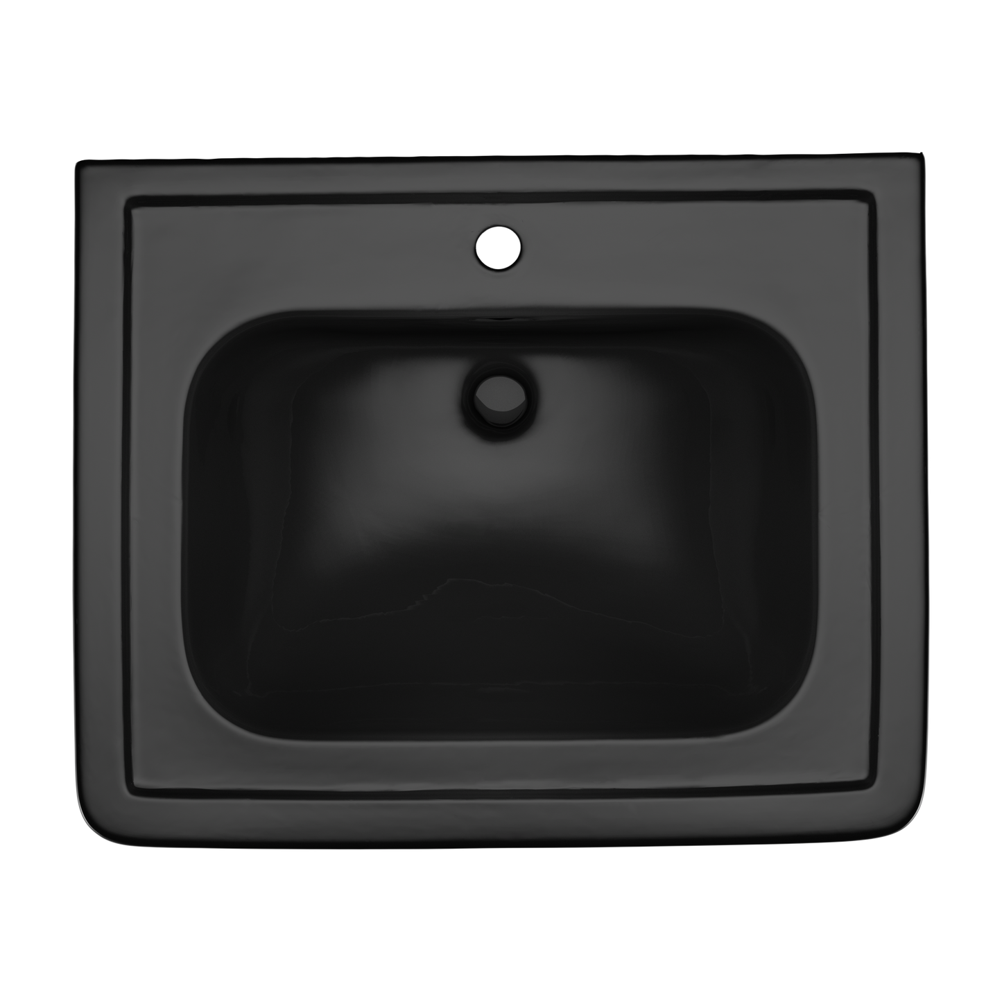 TOTO LPT530N#51 Promenade 27-1/2" X 22-1/4" Rectangular Pedestal Bathroom Sink For Single Hole Faucets - Ebony