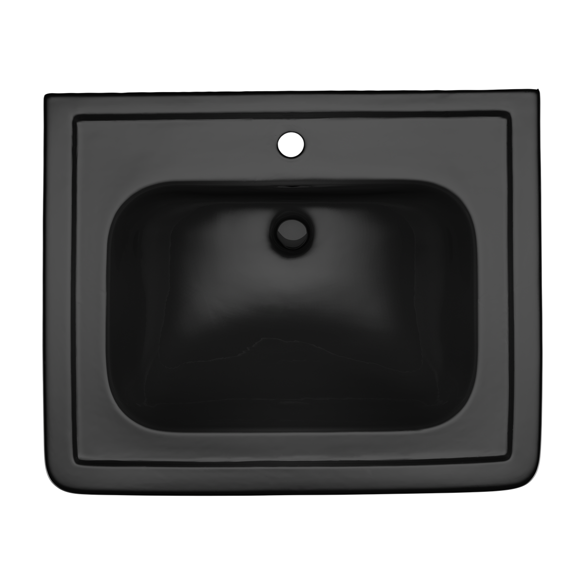 TOTO LPT530N#51 Promenade 27-1/2" X 22-1/4" Rectangular Pedestal Bathroom Sink For Single Hole Faucets - Ebony